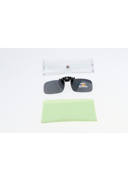 F Fityle Kadınlar ve Erkekler Için Polarize Klip Güneş Gözlüğü, Spor Güneş Gözlüğü -, 13 x 4 cm Gri (Yurt Dışından)