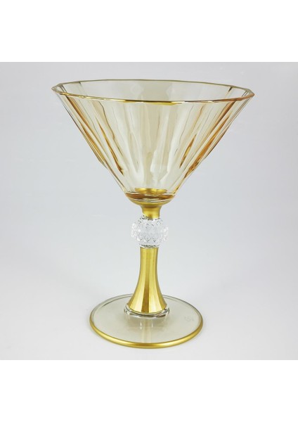 6'lı Altın Yaldızlı Lüsterli Dondurmalık - Sunum Kasesi fırsatları