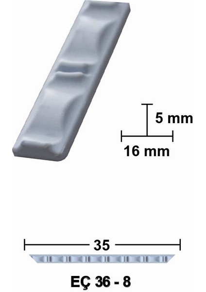 35 cm Esnek Mobilya Çıtası