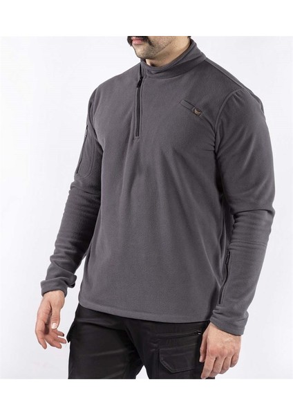 Tactical Giyim Outdoor Hiking Erkek Polar Kışlık Sweatshirt Tüylenmez POLSW01