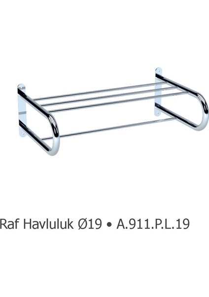 Deppot Lamalı Havluluk 19 Paslanmaz A.911.P.L.19