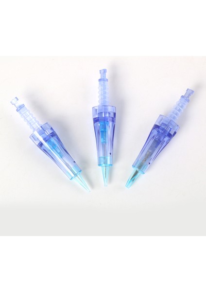 Soketli Mavi Kalıcı Makyaj Iğnesi Dr.pen Uyumlu 5 Pin 10 Adet