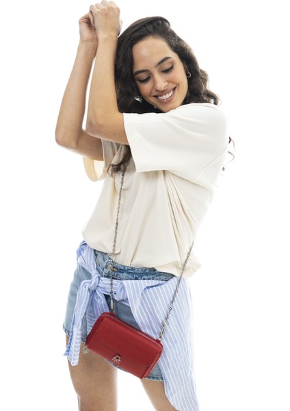 Benetton Kadın El Çantası Kırmızı BNT565