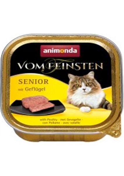 Vom Feinstein Senior Kümes Hayvanlı Yaşlı Kedi Yaş Mama 100 gr