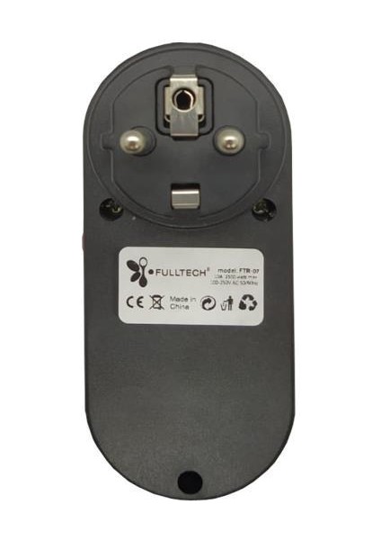 Fultech Ftr-07 Akım Korumalı 2,1A 3 USB Li Çocuk Korumalı Fiş Priz Siyah