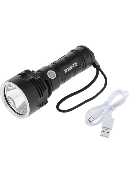 F Fityle LED Çalışma Işık Yüksek Güç Feneri Yüksek Lümenler-Boyut USB Şarj Edilebilir - P70 P70 Yok Batarya (Yurt Dışından)