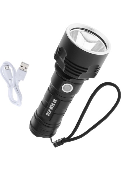 F Fityle LED Çalışma Işık Yüksek Güç Feneri Yüksek Lümenler-Boyut USB Şarj Edilebilir - P70 P70 Yok Batarya (Yurt Dışından)