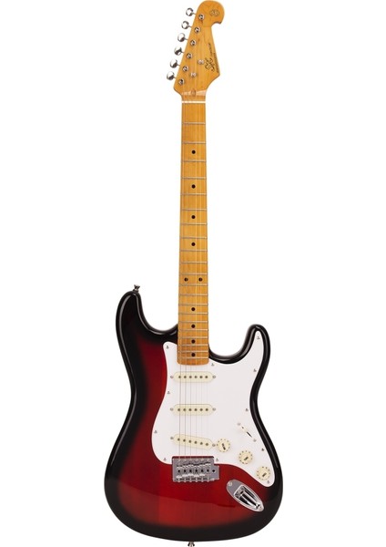 Stratocaster Elektro Gitar (2-Tone Sunburst)