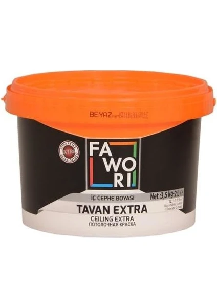 Extra Tavan Boyası 1 Kg. (Beyaz)