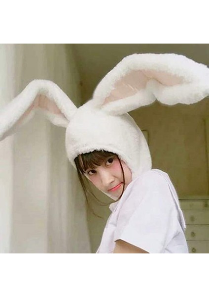 F Fityle Sevimli Kız Peluş Tavşan Bunny Kulakları Şapka Kafa Isıtıcı Kulaklığı Fotoğraf Malzemeleri (Yurt Dışından) indirimleri