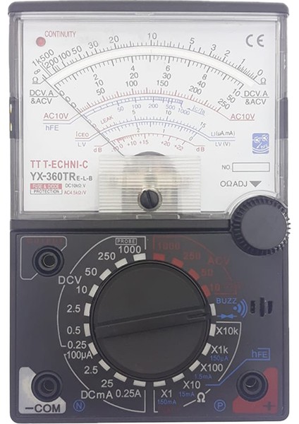 YX-360E-L-B Analog Multimetre - Ölçü Aleti