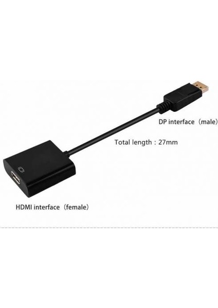 Dp Display Port To HDMI Çevirici Dısplay HDMI Adaptör