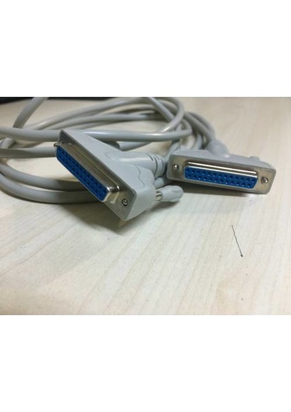 2 Metre Dişi Dişi 25 Pin Parallel Printer Yazıcı Kablosu DB25F Pa