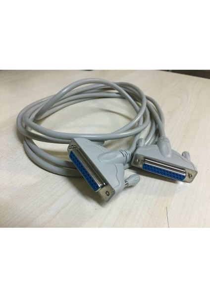 2 Metre Dişi Dişi 25 Pin Parallel Printer Yazıcı Kablosu DB25F Pa