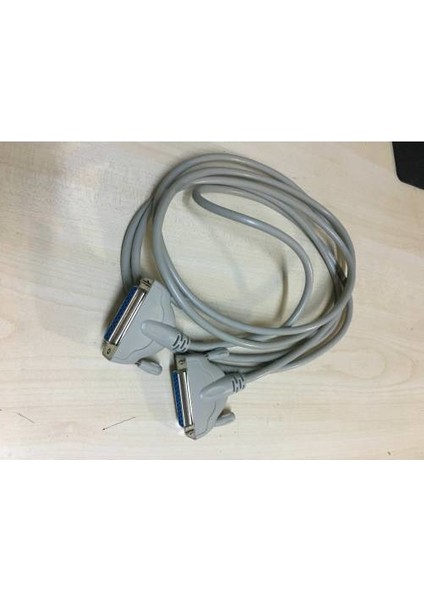2 Metre Dişi Dişi 25 Pin Parallel Printer Yazıcı Kablosu DB25F Pa