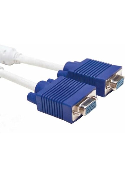 VGA Y Kablo VGA Splitter VGA Çoğaltıcı VGA 2 VGA Çoklayıcı