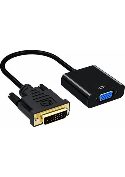 DVI To VGA Aktif Dönüştürücü Kablo (Dvi-D Erkek - Vga) DVI VGA