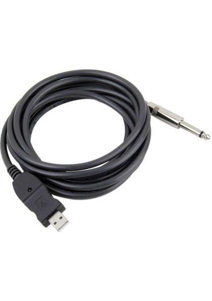 USB To 6.3 mm Çivi Jack Gitar Saz Bağlantı Kablosu 6.3 mm USB Çevirici fiyatları