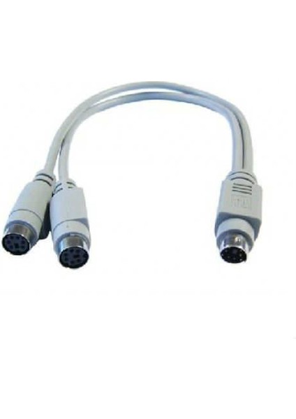 Ps2 Y Kablo Klavye Mouse Ps 2 Çatal Kablo Ps2 Ayırıcı Çoğaltıcı S
