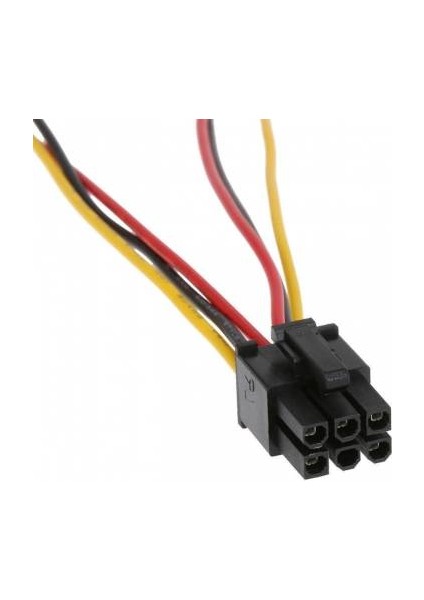 6 Pin Power Kablo 6 Pin To 2 Molex Pcıe Ekran Kartı Güç 6pin fiyatları