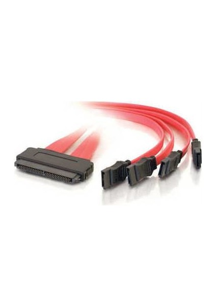 32 Pin Sas To 4 Sata 7 Pin + 9 Pin SFF-8484