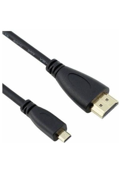 1 Metre Mikro HDMI Kablo Micro HDMI Kablo Telefonlara Olmaz