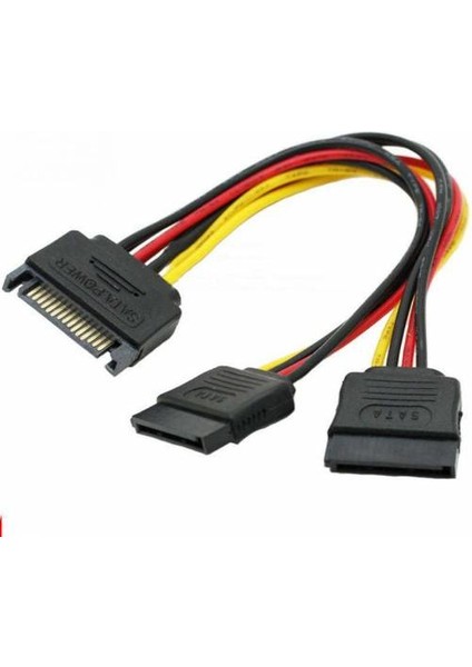 Dişi Sata Power To 2 Sata Power Kablo 18AWG 20 cm Sata Power Çokl fiyatları