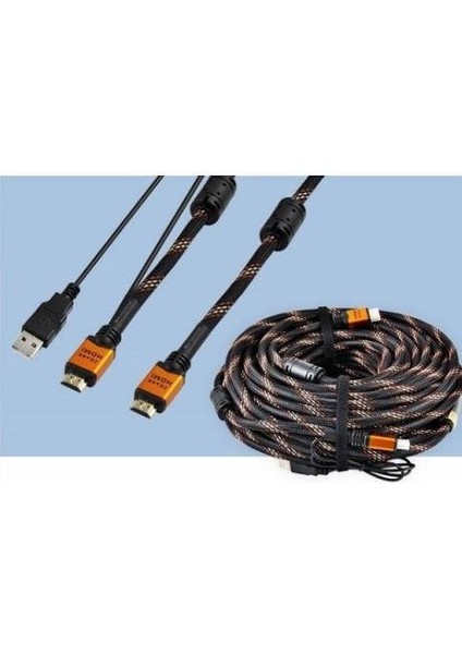 25 Metre 2k HDMI Kablo 4K HDMI Kablo Güç Destekli 25 Metre 4K HDMI Kablo fiyatları