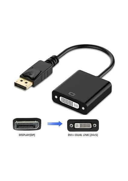 Display Port To DVI Display Port Çevirici Displayport DVI Çevirici
