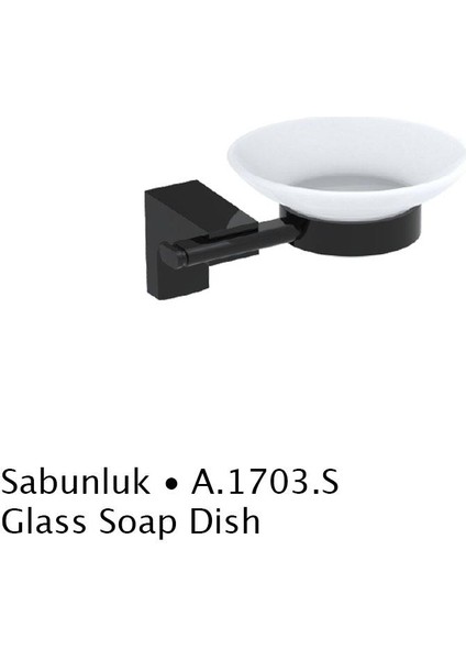 Deppot F1 Mat Siyah Sabunluk A.1703.S