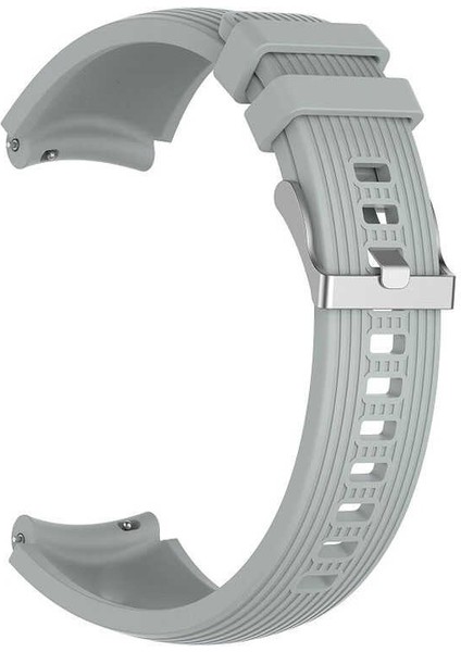 Amazfit Bip U Kordon Silikon Kançalı Ayarlanabilir Krd 18 Gri
