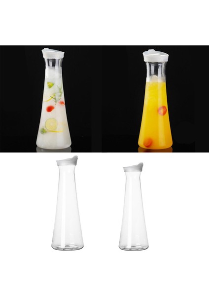 F Fityle Kapak Sürahi Su Buzlu Çay ve Meyve Suyu Içecek Bel Potu 1500 ml (Yurt Dışından)