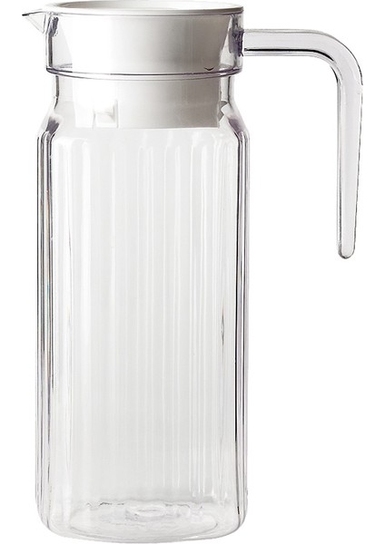 F Fityle Kapak Sürahi Su Buzlu Çay Suyu Içecek Çizgili Su Isıtıcısı 800 ml (Yurt Dışından)