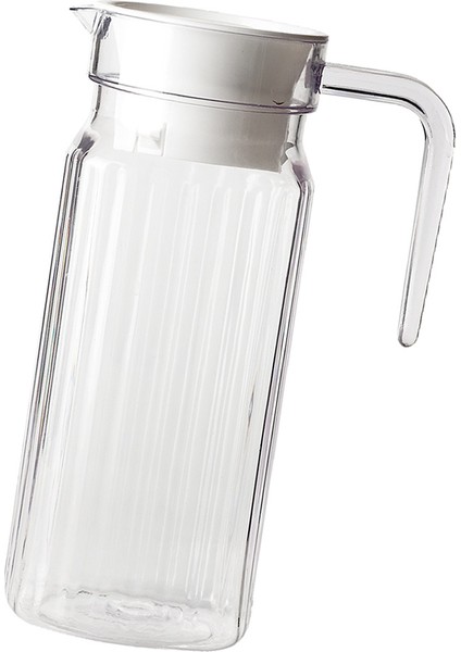 F Fityle Kapak Sürahi Su Buzlu Çay Suyu Içecek Çizgili Su Isıtıcısı 800 ml (Yurt Dışından)