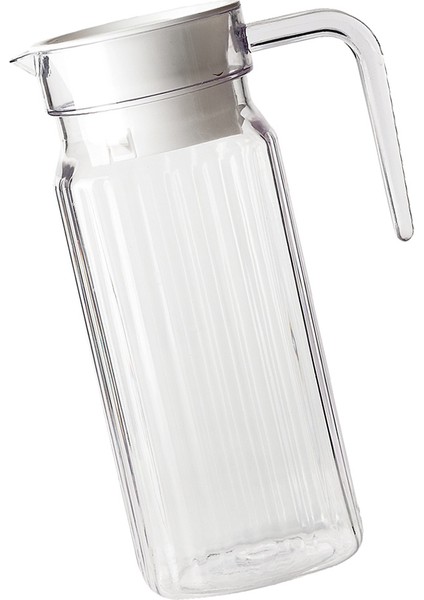F Fityle Kapak Sürahi Su Buzlu Çay Suyu Içecek Çizgili Su Isıtıcısı 800 ml (Yurt Dışından)