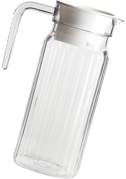 F Fityle Kapak Sürahi Su Buzlu Çay Suyu Içecek Çizgili Su Isıtıcısı 800 ml (Yurt Dışından)