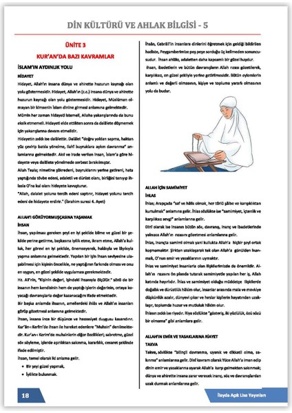 Açık Öğretim Lisesi 5. ve 6. Dönem Tüm Dersler Yardımcı Ders Kitabı