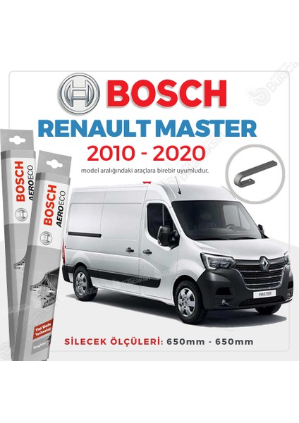 Renault Master Muz Silecek Takımı (2010-2020) Bosch Aeroeco