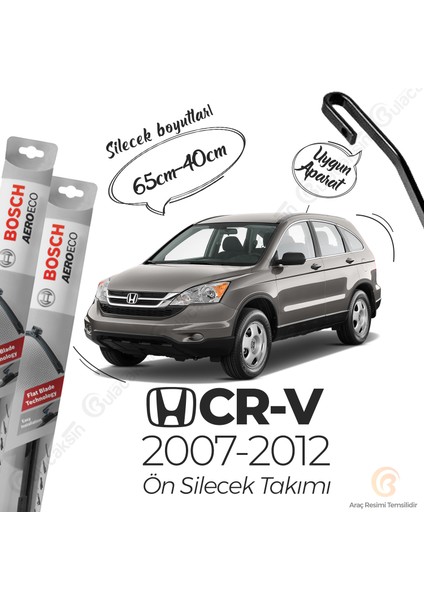 Honda Cr-V Muz Silecek Takımı (2007-2012) Bosch Aeroeco