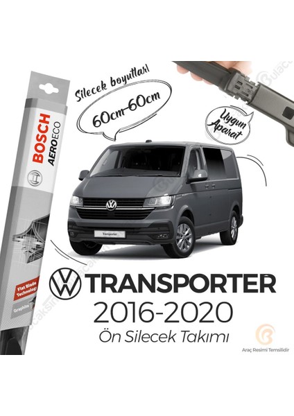 Vw Transporter T6 Muz Silecek Takımı (2015-2020) Bosch Aeroeco