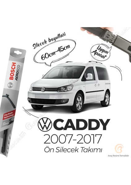 Volkswagen Caddy Muz Silecek Takımı (2007-2017) Bosch Aeroeco fiyatları