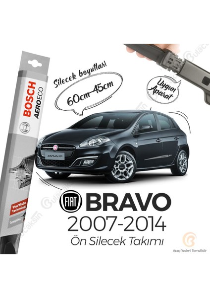 Fiat Bravo Muz Silecek Takımı (2007-2014) Bosch Aeroeco