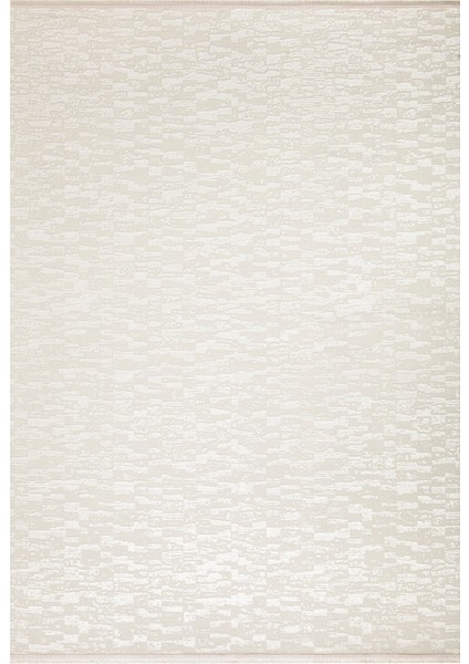 Kemik Rengi Altı Kaymaz Yıkanabilir Halı