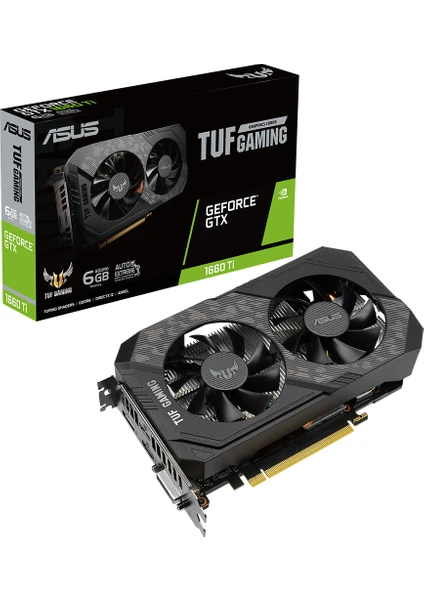 Geforce TUF-GTX1660TI-6G-EVO-GAMING 6gb Gddr6 192BIT 1800MHZ Oc 1xdvı 2xhdmı 1xdp Ekran KARTI(GTX1660TI)