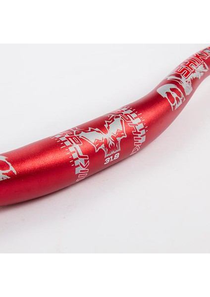 Alüminyum Yokuş Aşağı Dağ Bisikleti Gidon 31.8mm * 720 / 780MM Kırmızı 720MM fiyatları