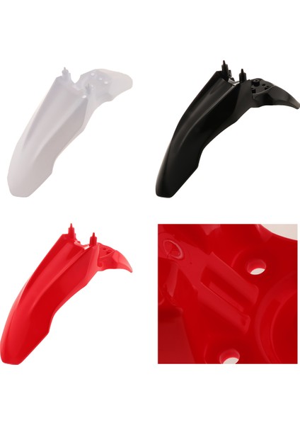 Motosiklet Çamurlu Bisiklet Mudguard Hızlı Yayın Guard Crf 110 Için Set - Siyah (Yurt Dışından)