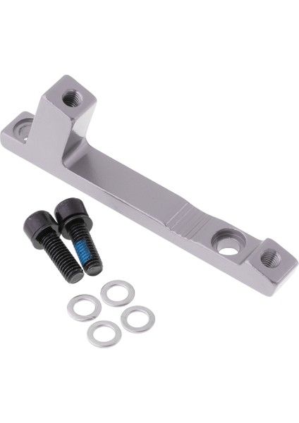 102MM Mtb Bisiklet Ön ve Arka Disk Fren Montaj Adaptörü 160 Ila 180MM Simli (Yurt Dışından)