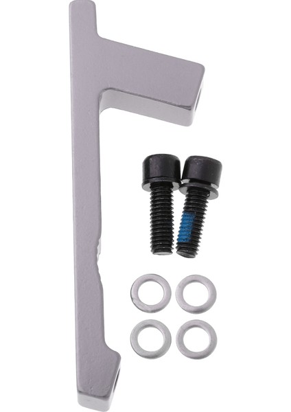 102MM Mtb Bisiklet Ön ve Arka Disk Fren Montaj Adaptörü 160 Ila 180MM Simli (Yurt Dışından)