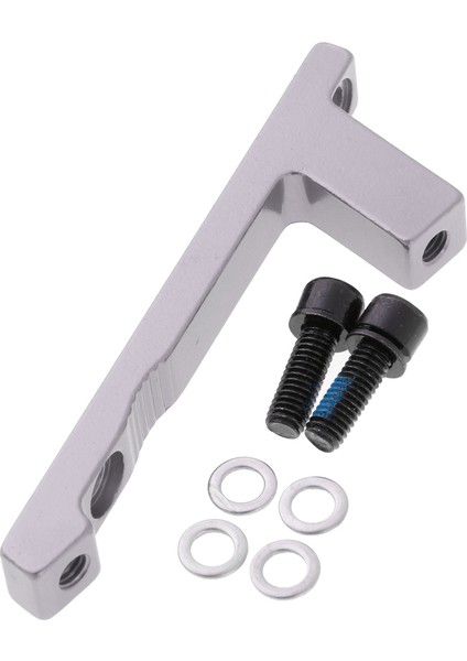 102MM Mtb Bisiklet Ön ve Arka Disk Fren Montaj Adaptörü 160 Ila 180MM Simli (Yurt Dışından)