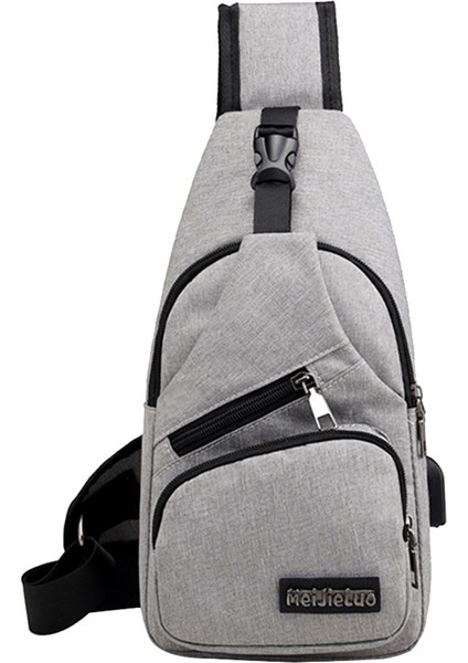 F Fityle 2 Adet Erkek Sling Çanta Anti Hırsızlık Seyahat Açık Hafif Çapraz Vücut Çanta Daypack (Yurt Dışından)